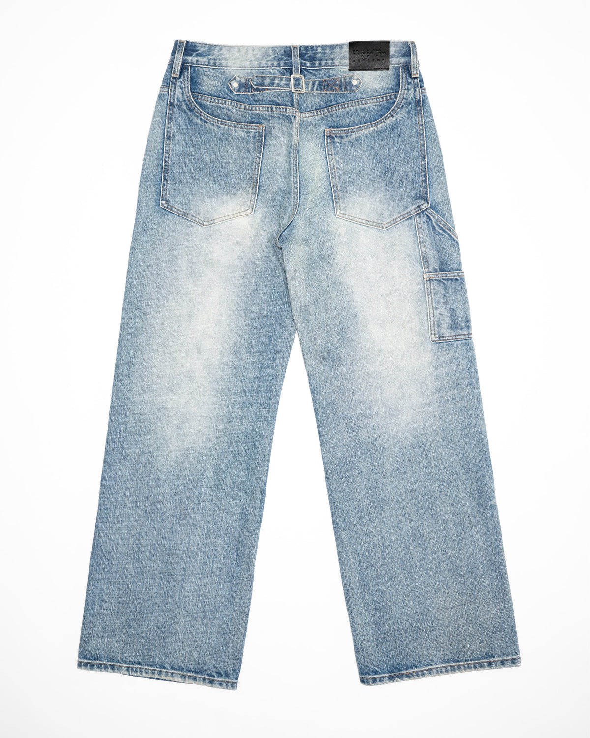 LIGHTWASH DOUBLE KNEES JAPANESE SELVEDGE DENIM