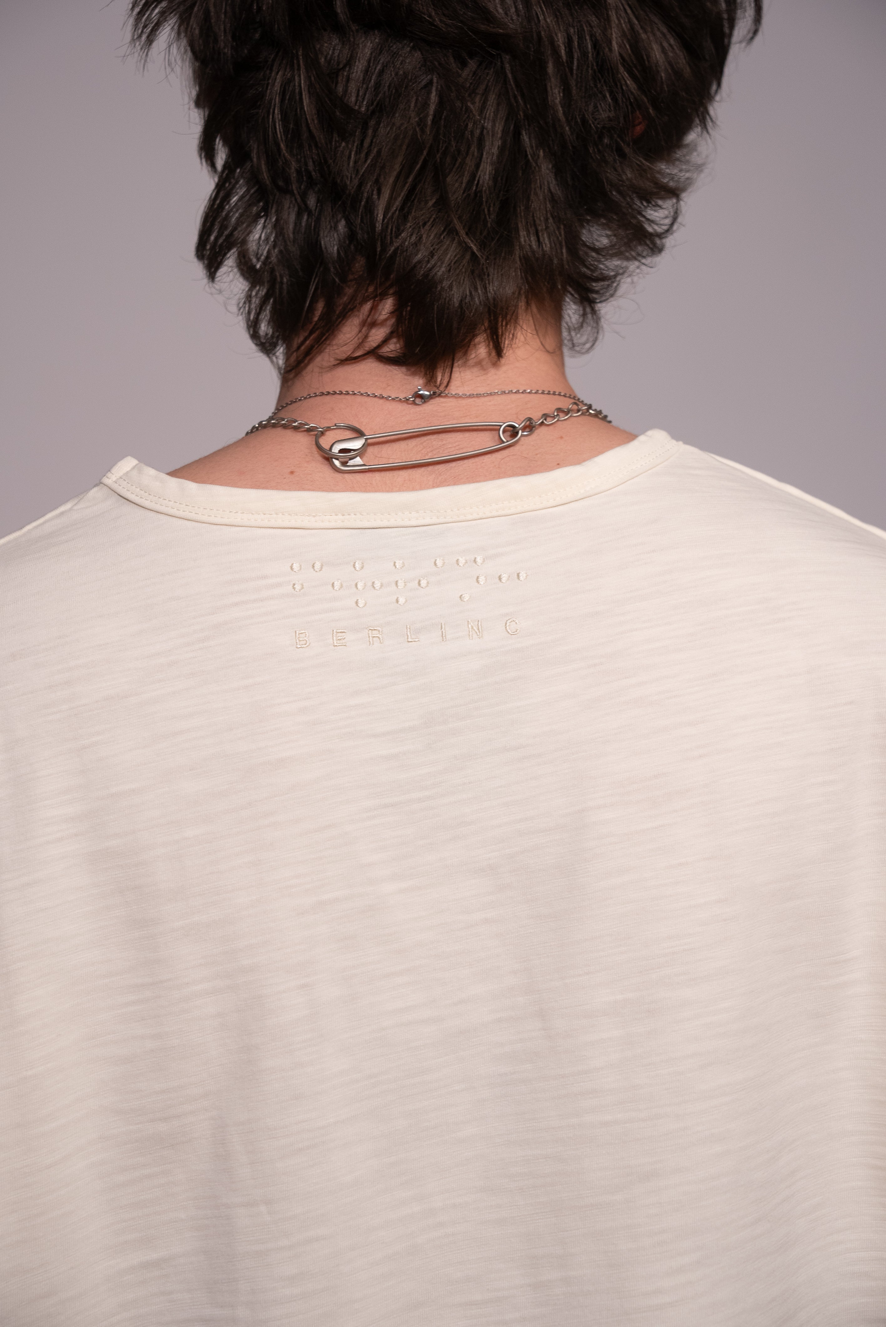 IVORY SLUB TSHIRT