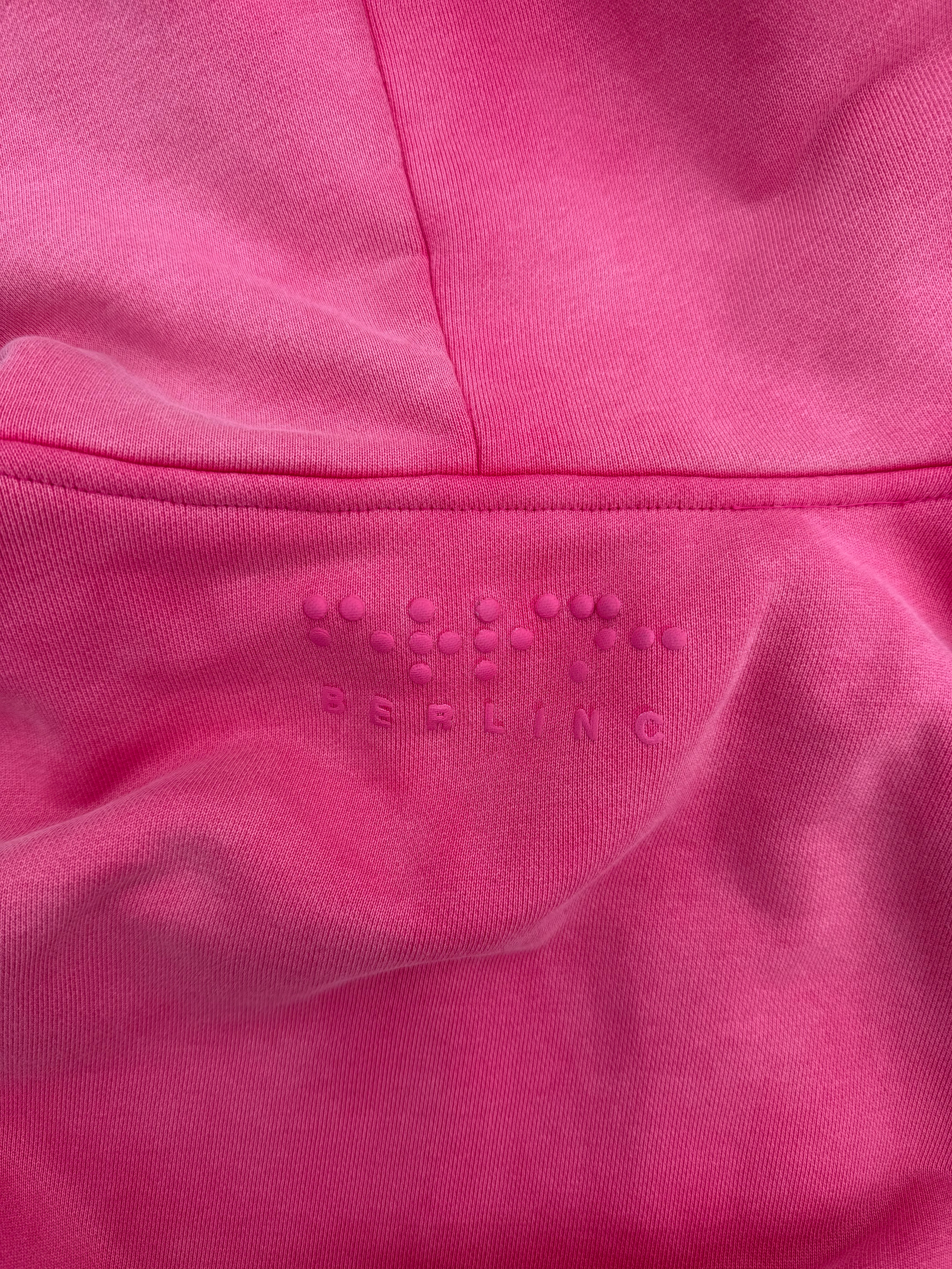 SUNFADED PINK ZIP UP HOODIE