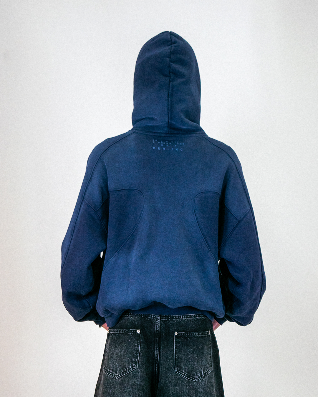 midnight ocean blue hoodie