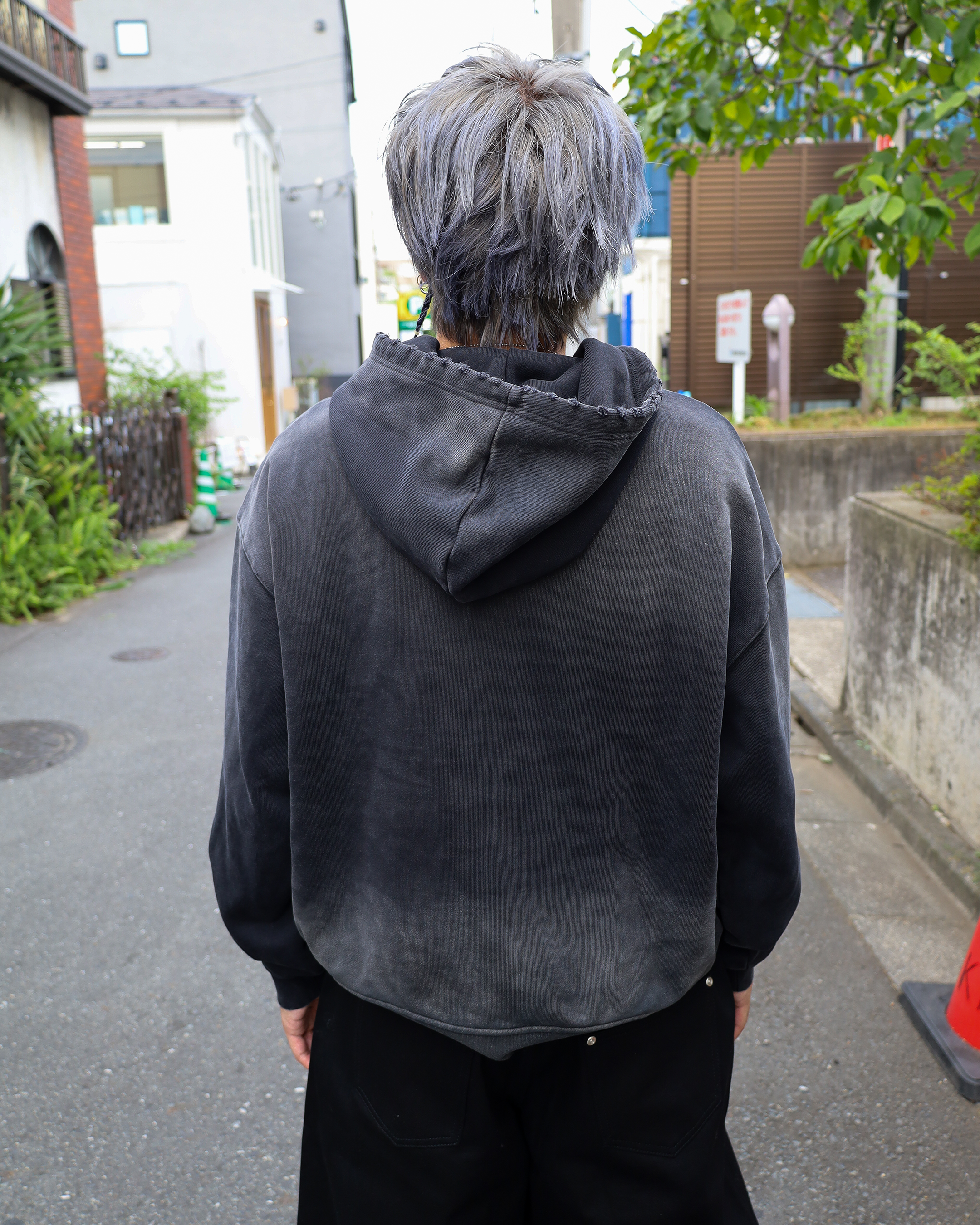 SASHIKO SUNFADED HOODIE