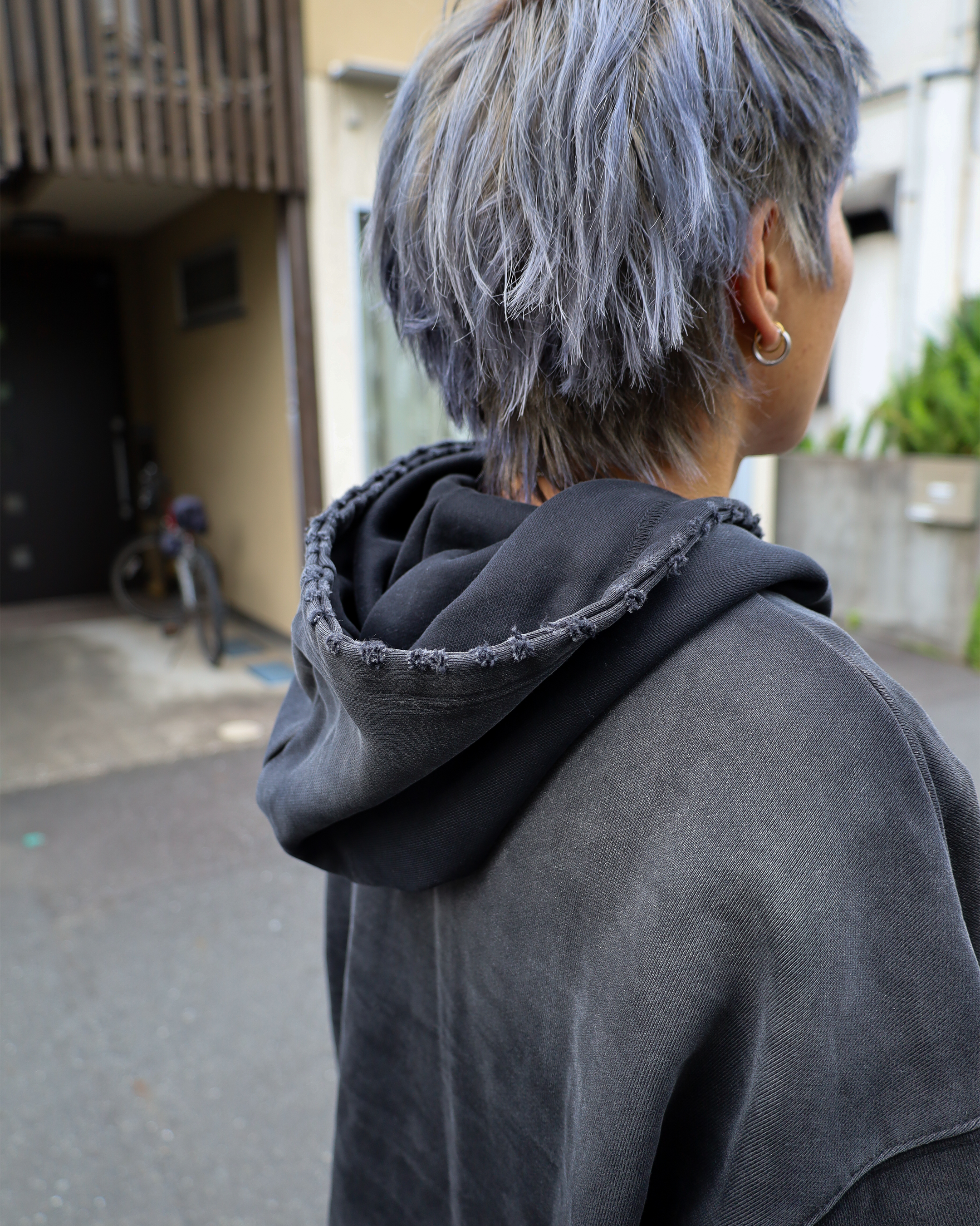 SASHIKO SUNFADED HOODIE