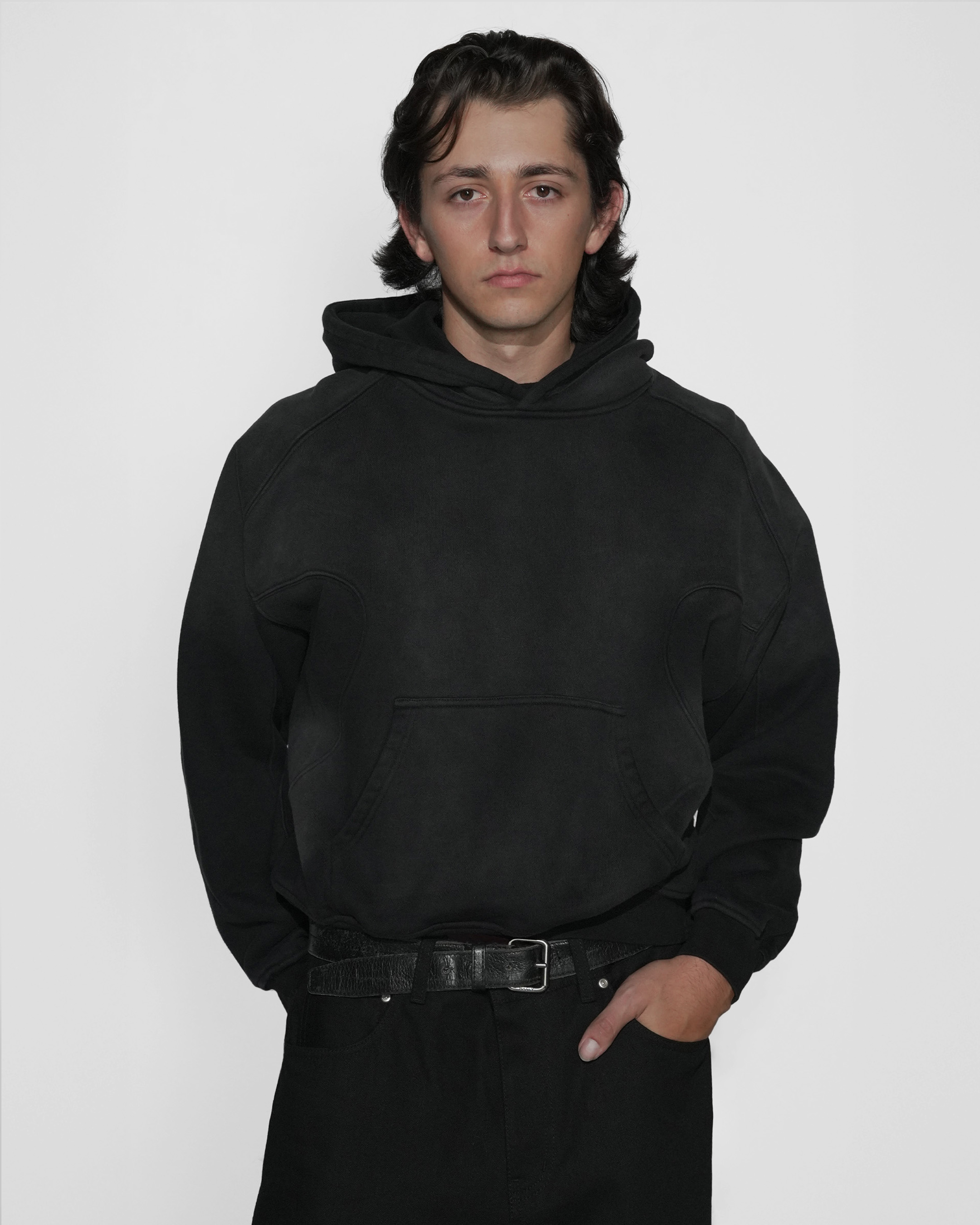 V2 Monochrome Sunfaded Hoodie