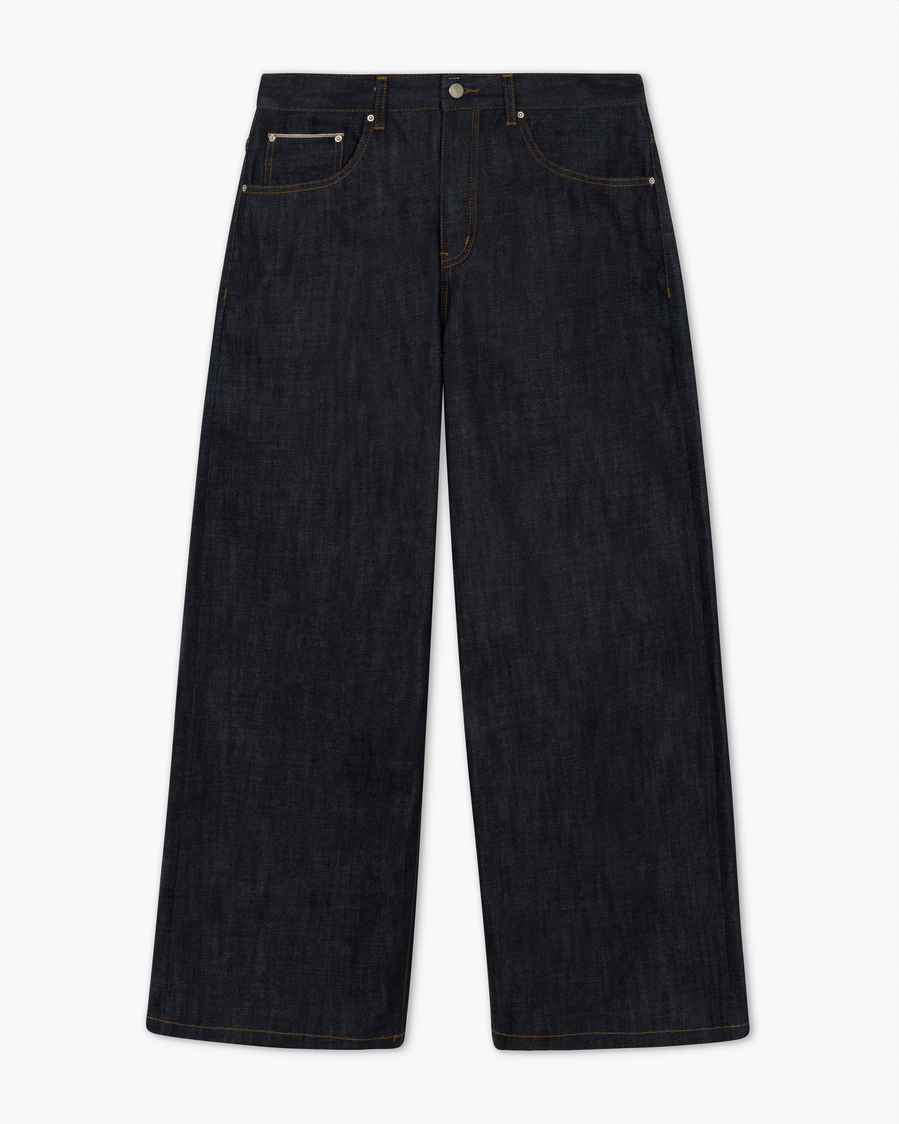 RAW INDIGO JAPANESE SELVEDGE BAGGY JEANS