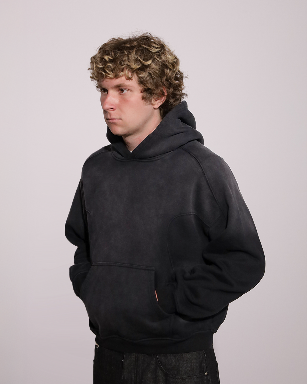 V2 Monochrome Sunfaded Hoodie