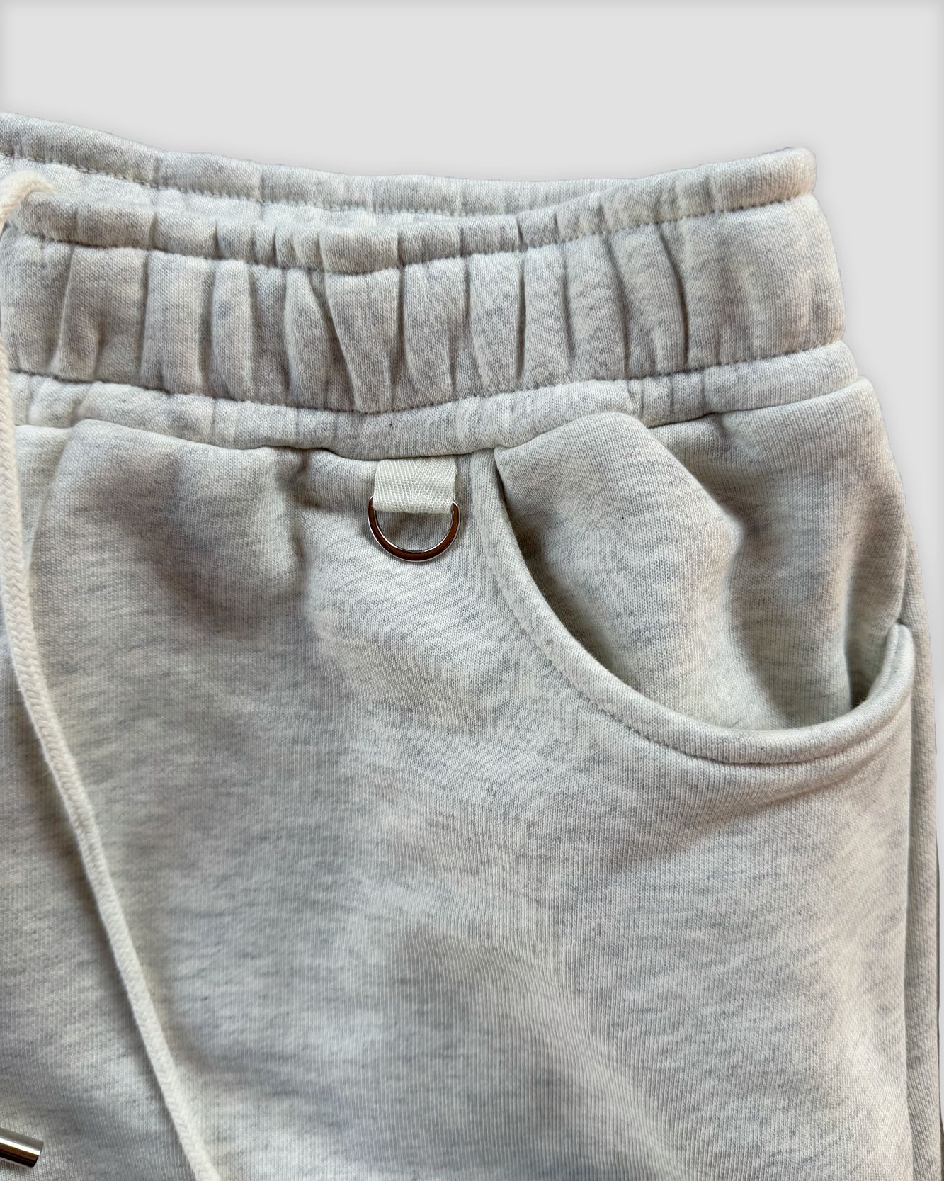 heather gray baggy sweatpants