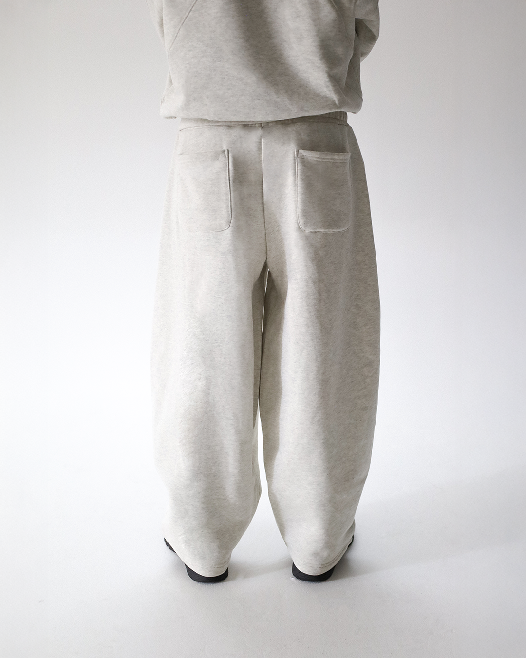 heather gray baggy sweatpants