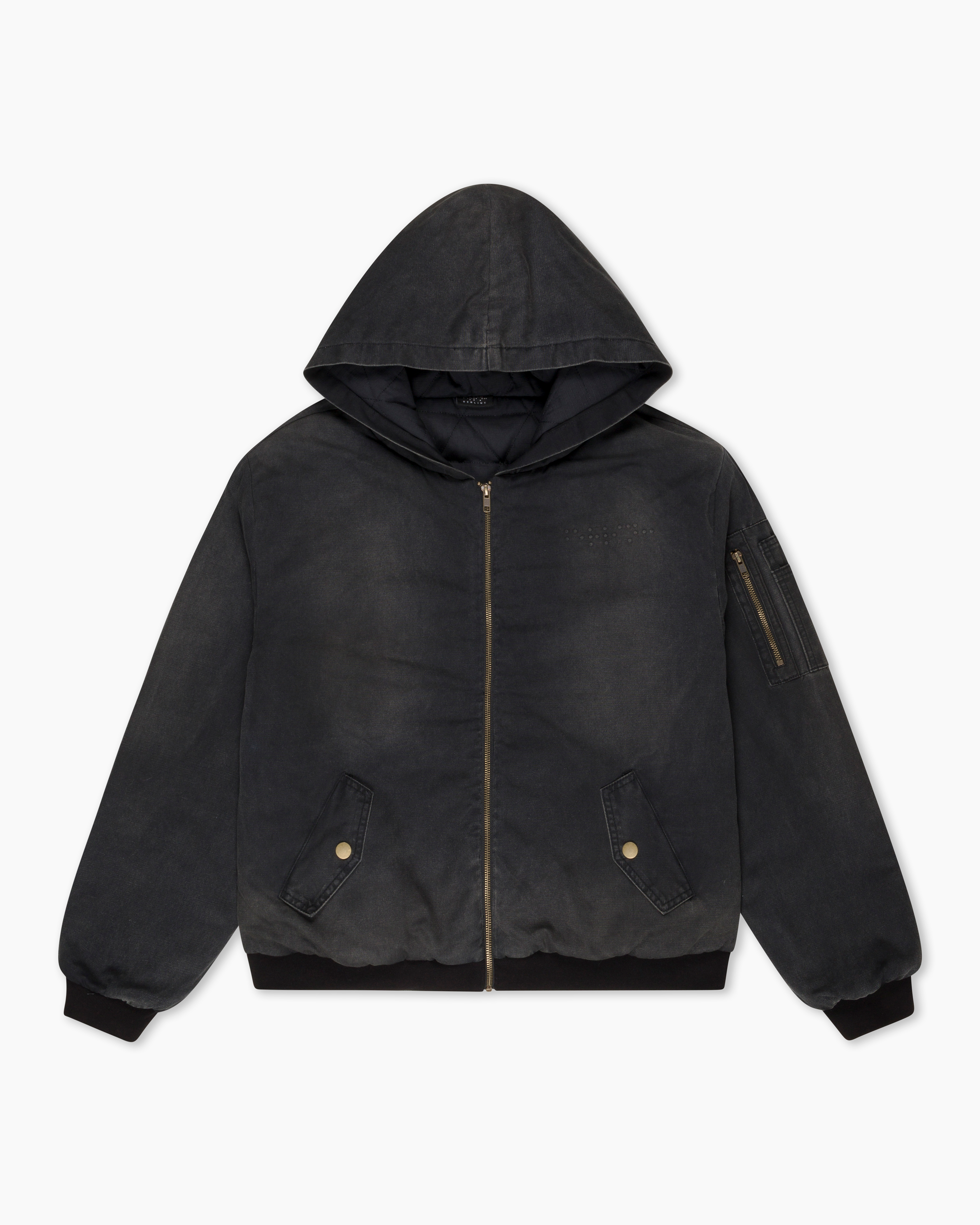 WASHED BOMBER JACKET