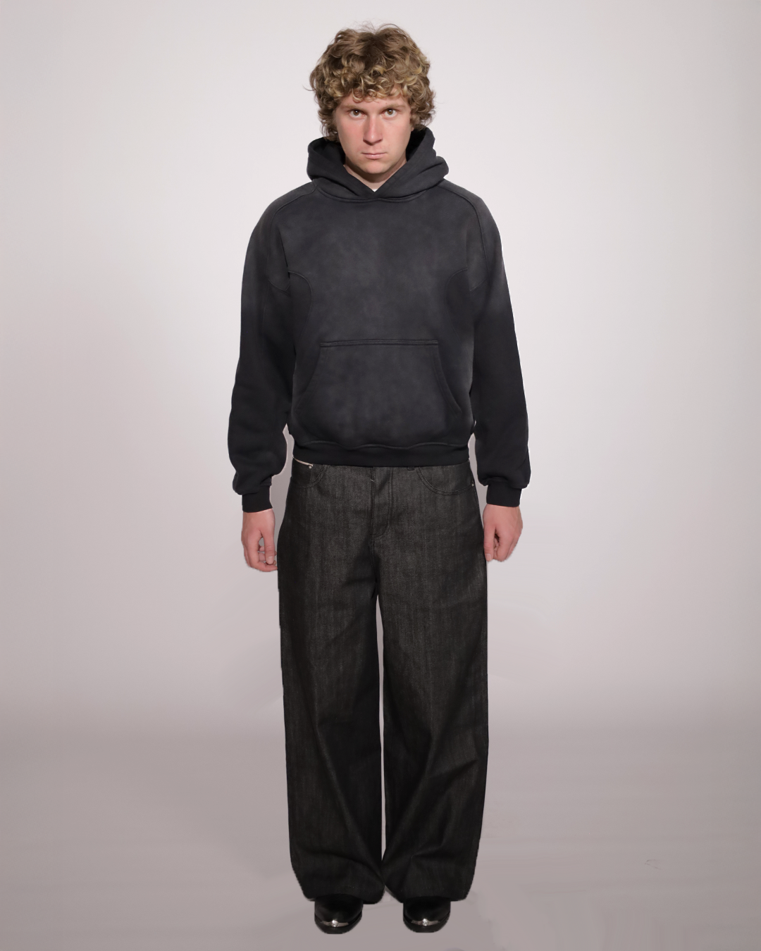 V2 Monochrome Sunfaded Hoodie