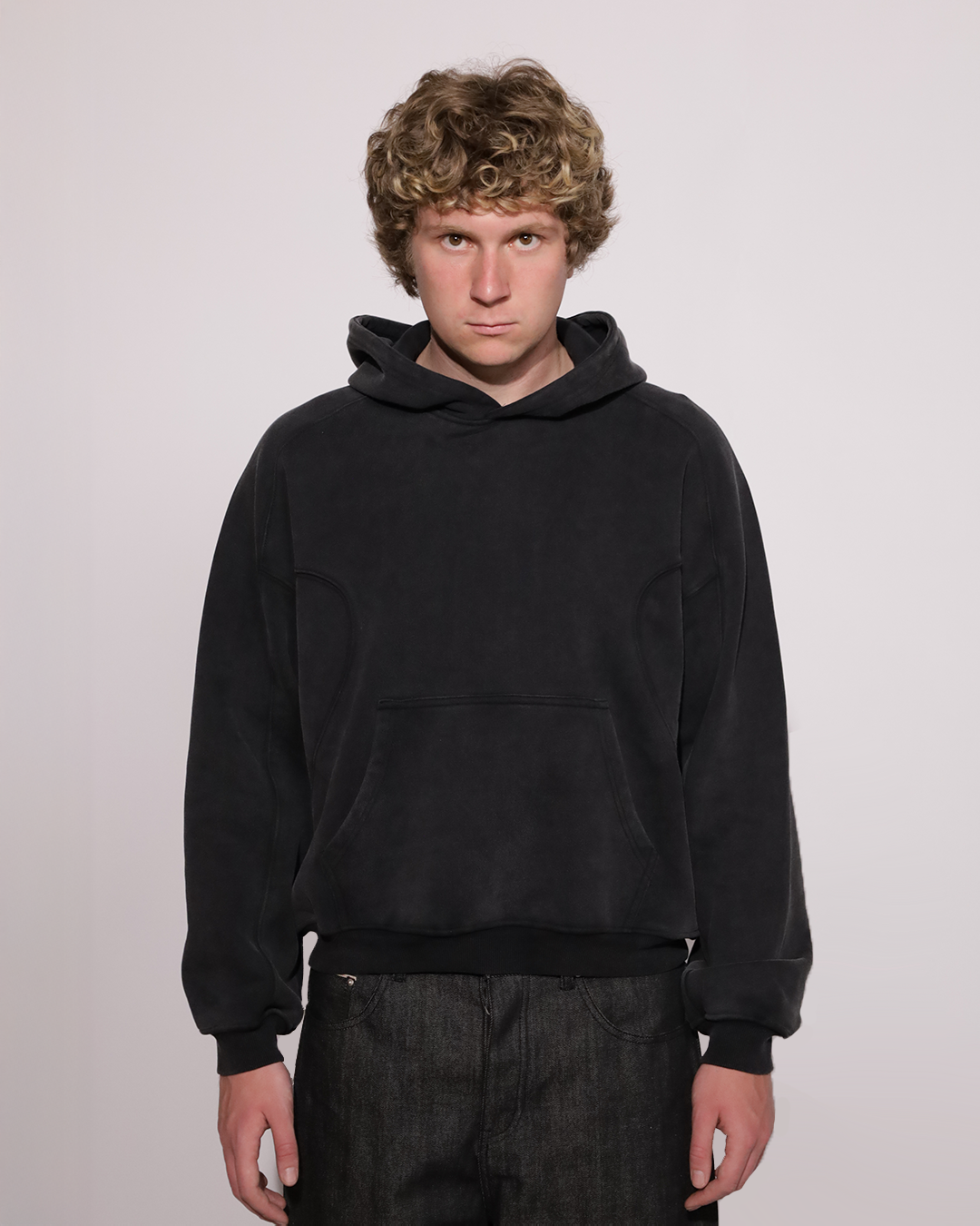 Essential Monochrome Washed Hoodie