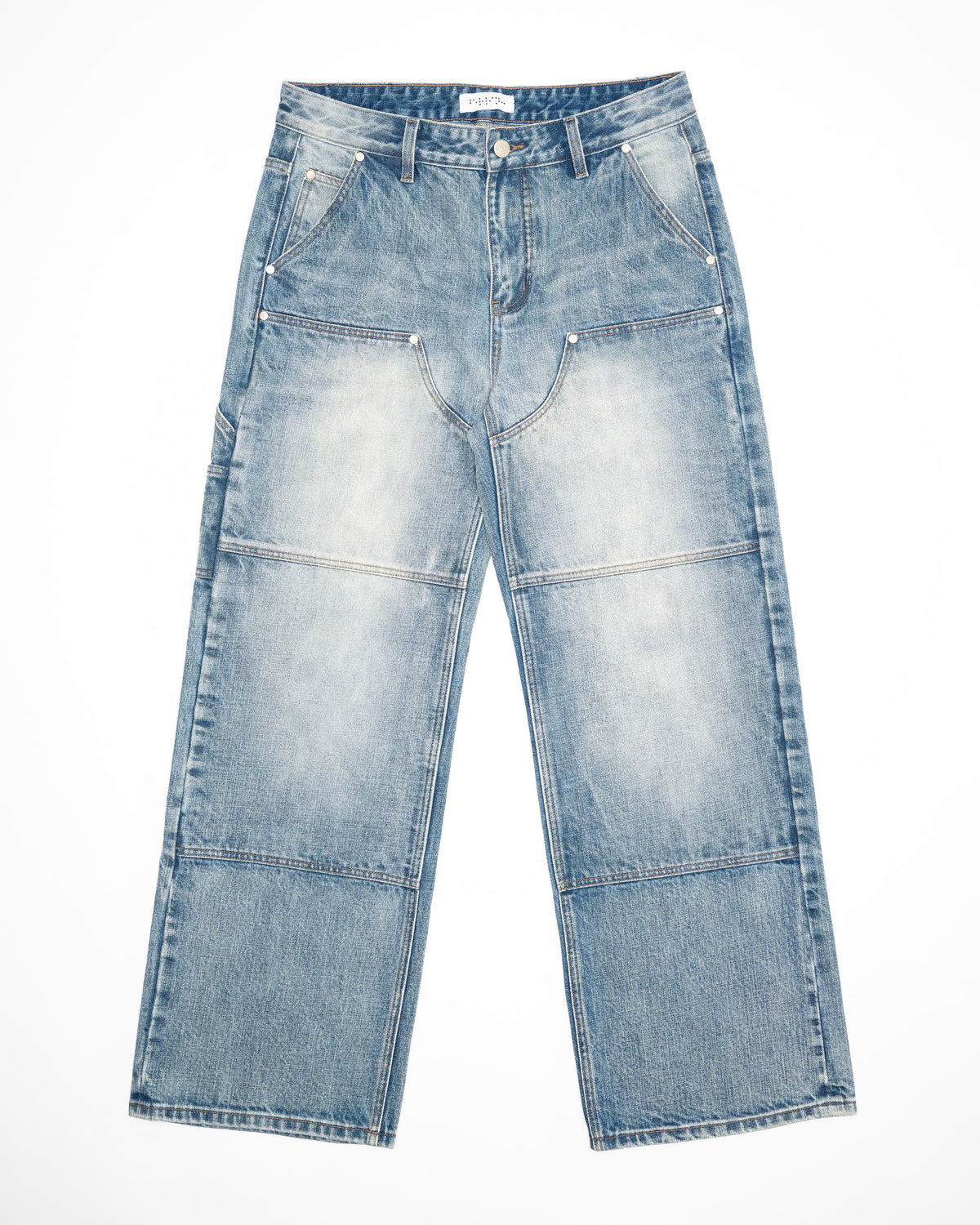LIGHTWASH DOUBLE KNEES JAPANESE SELVEDGE DENIM