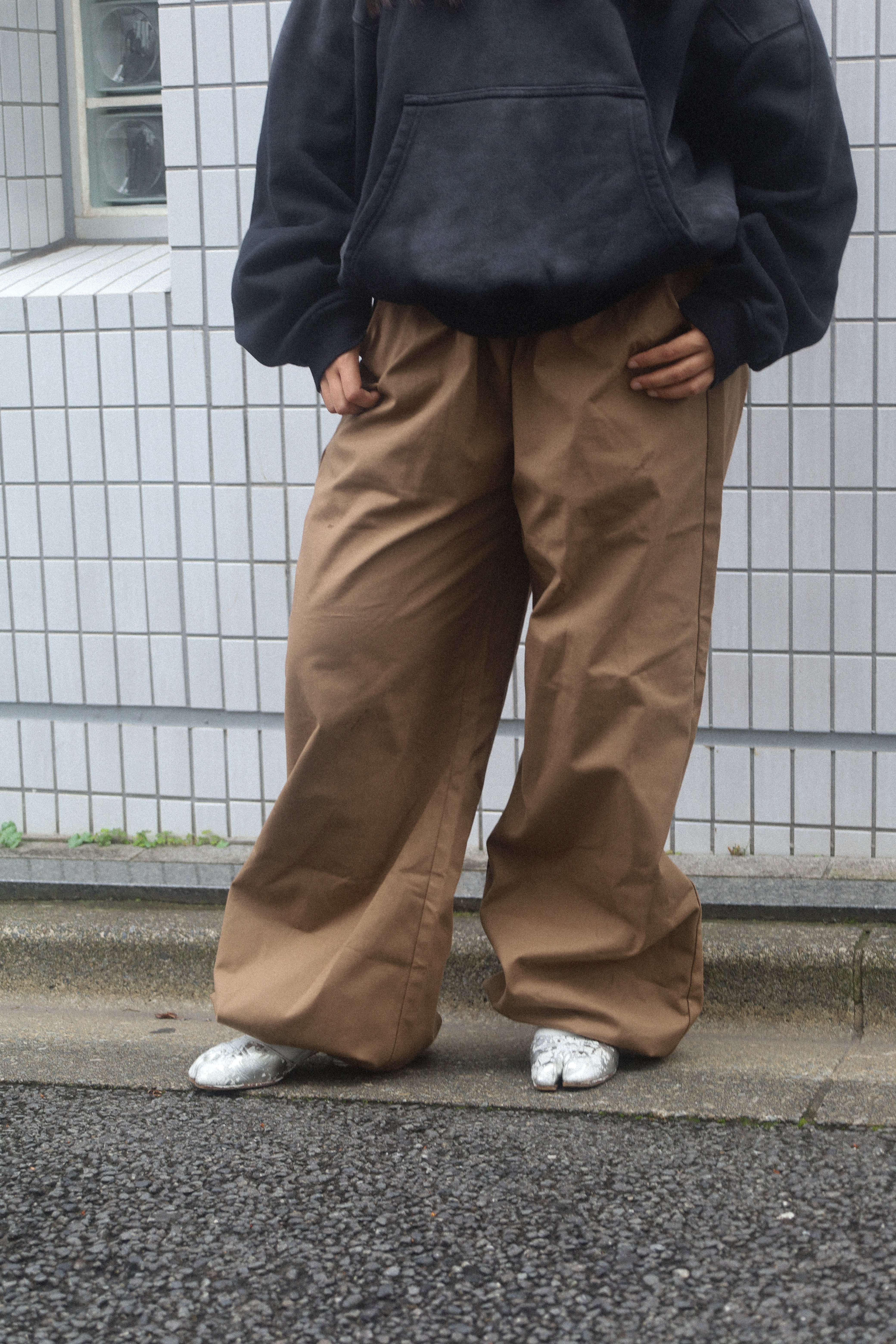 Brown Canvas Pants