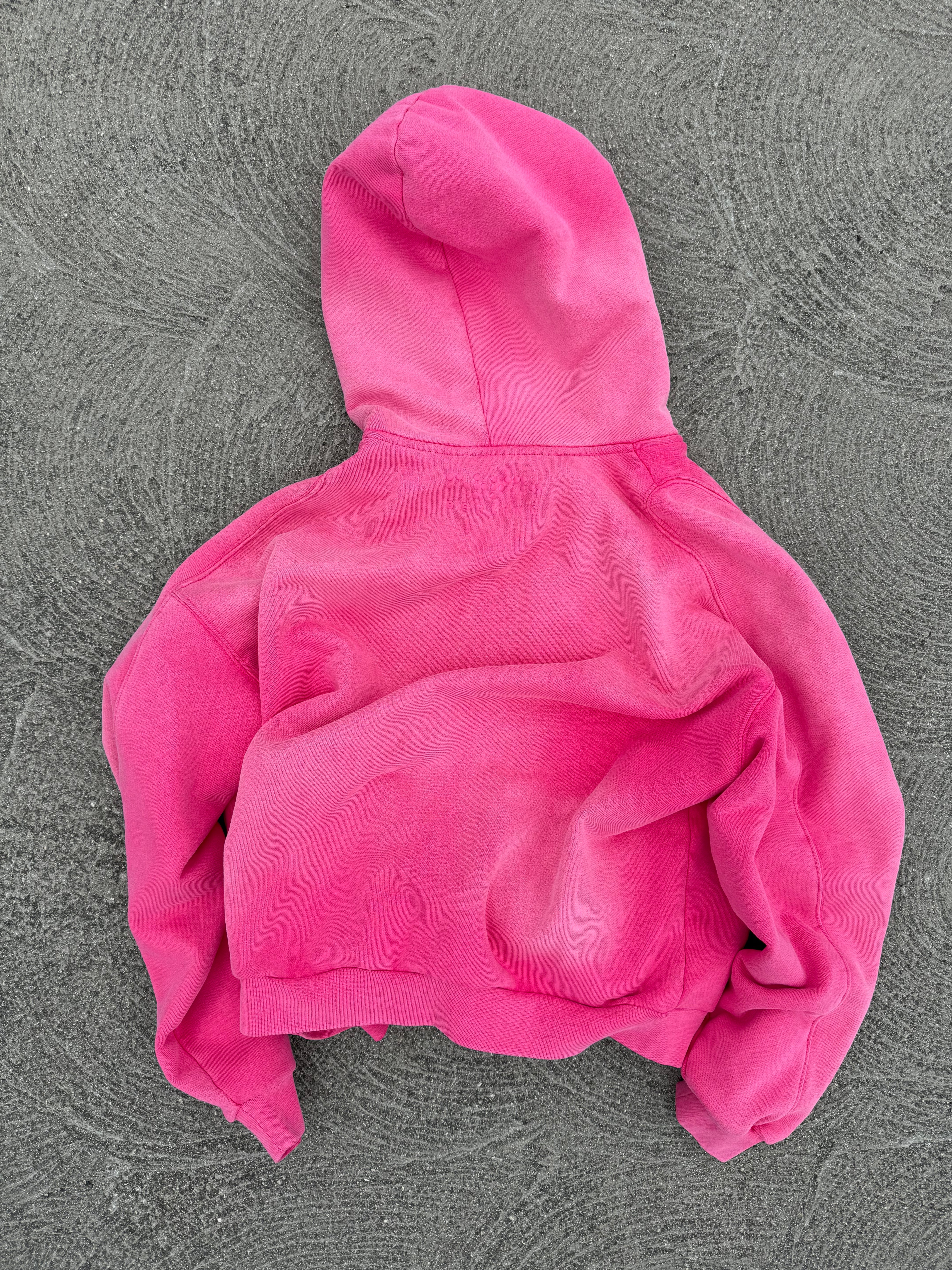 SUNFADED PINK ZIP UP