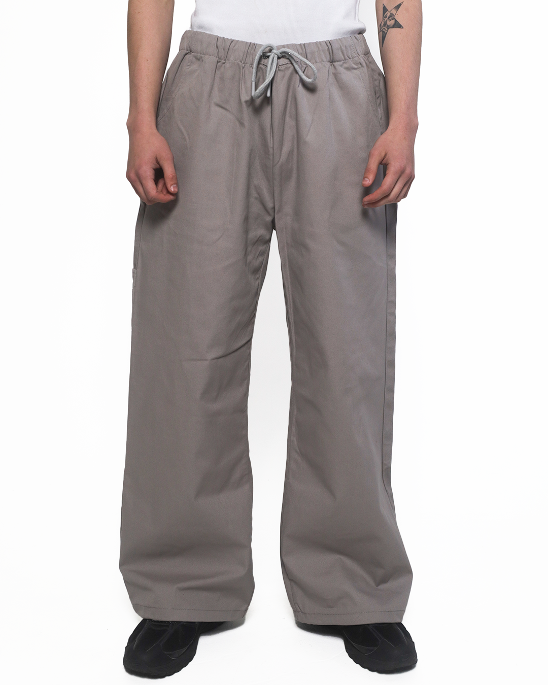 Gray Canvas Pants