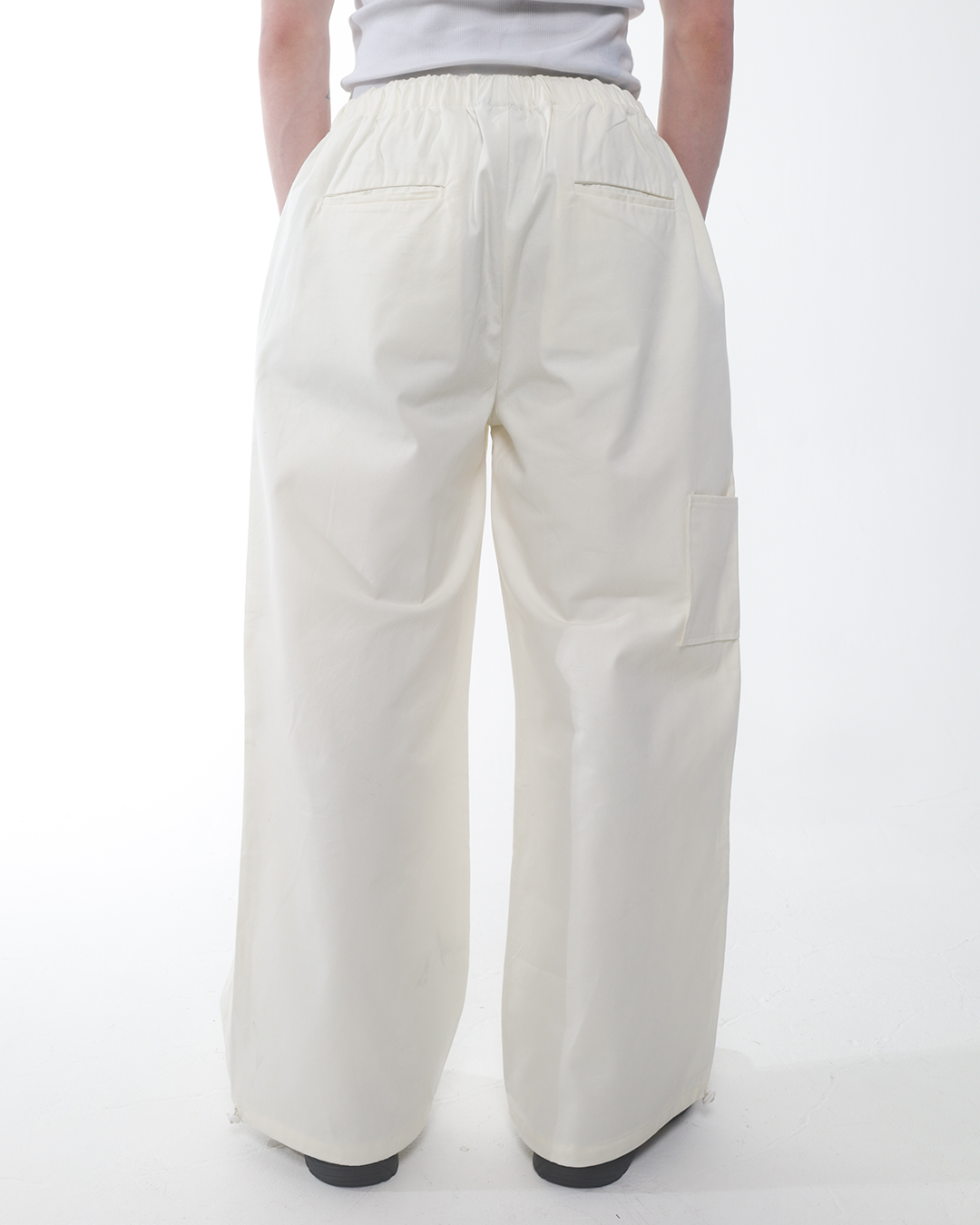 Off White Canvas Pants