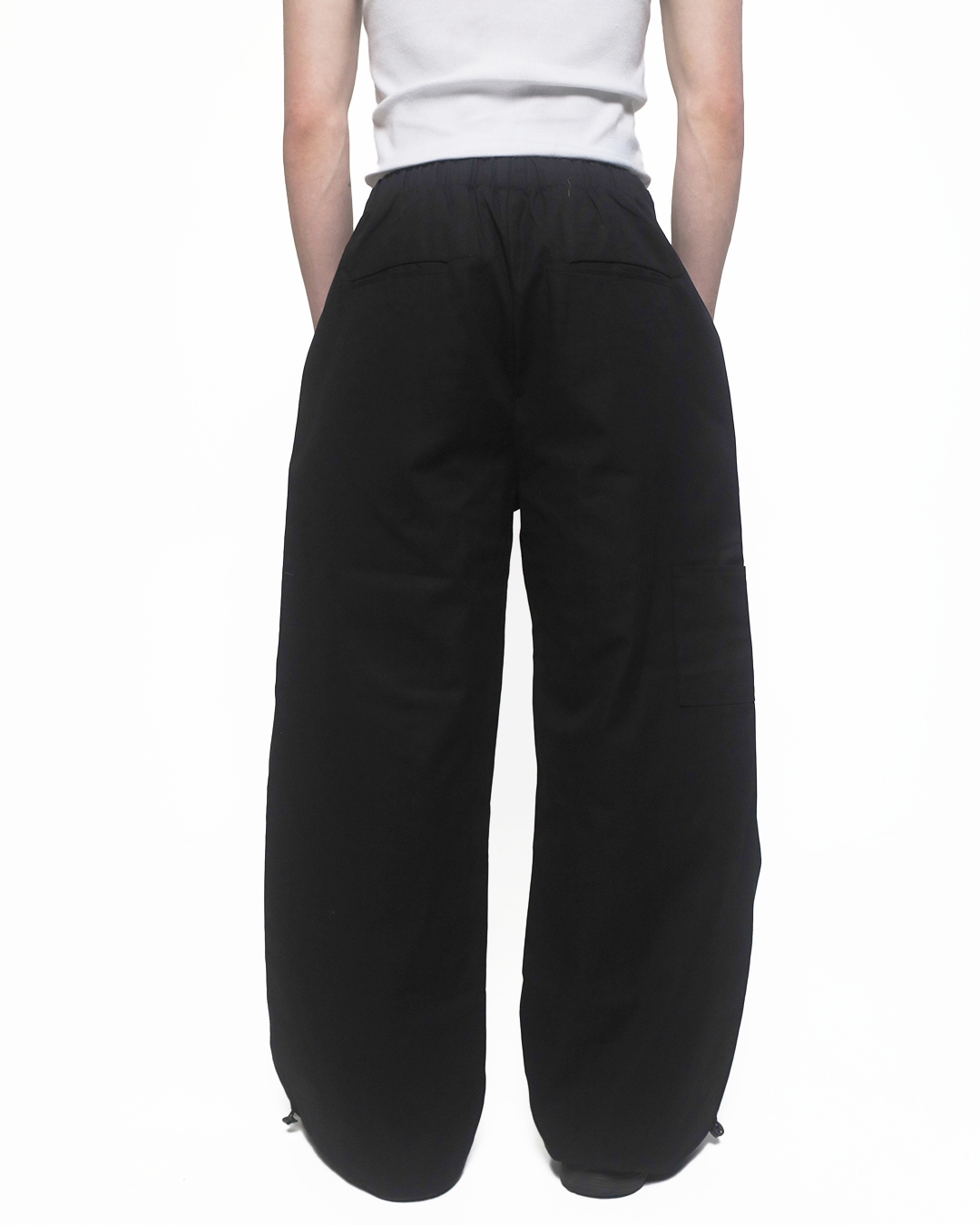 Black Canvas Pants