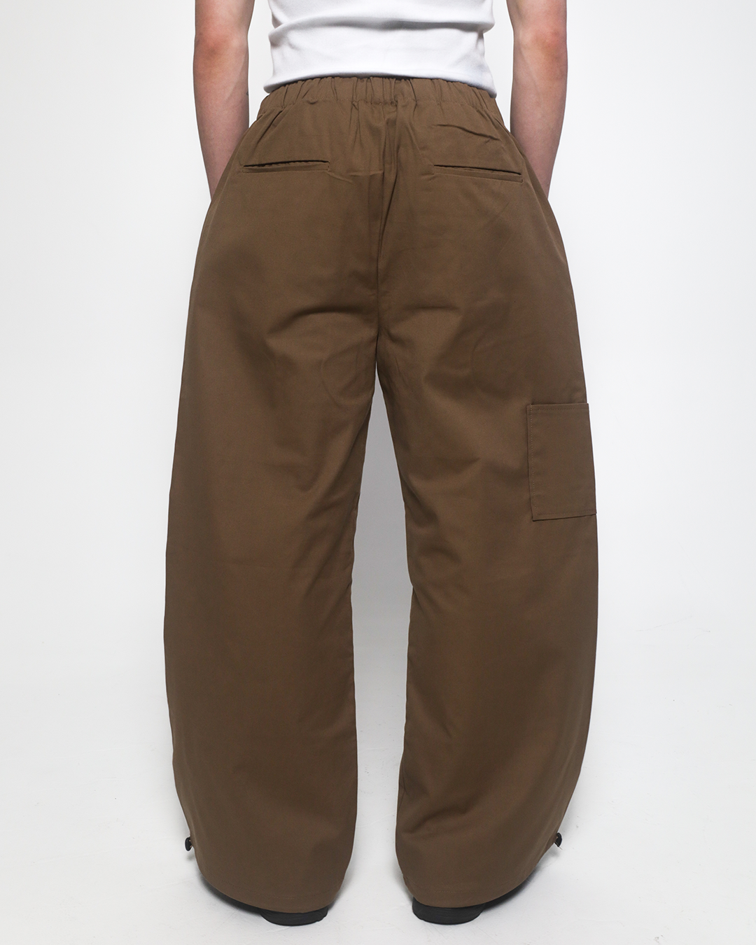 Brown Canvas Pants