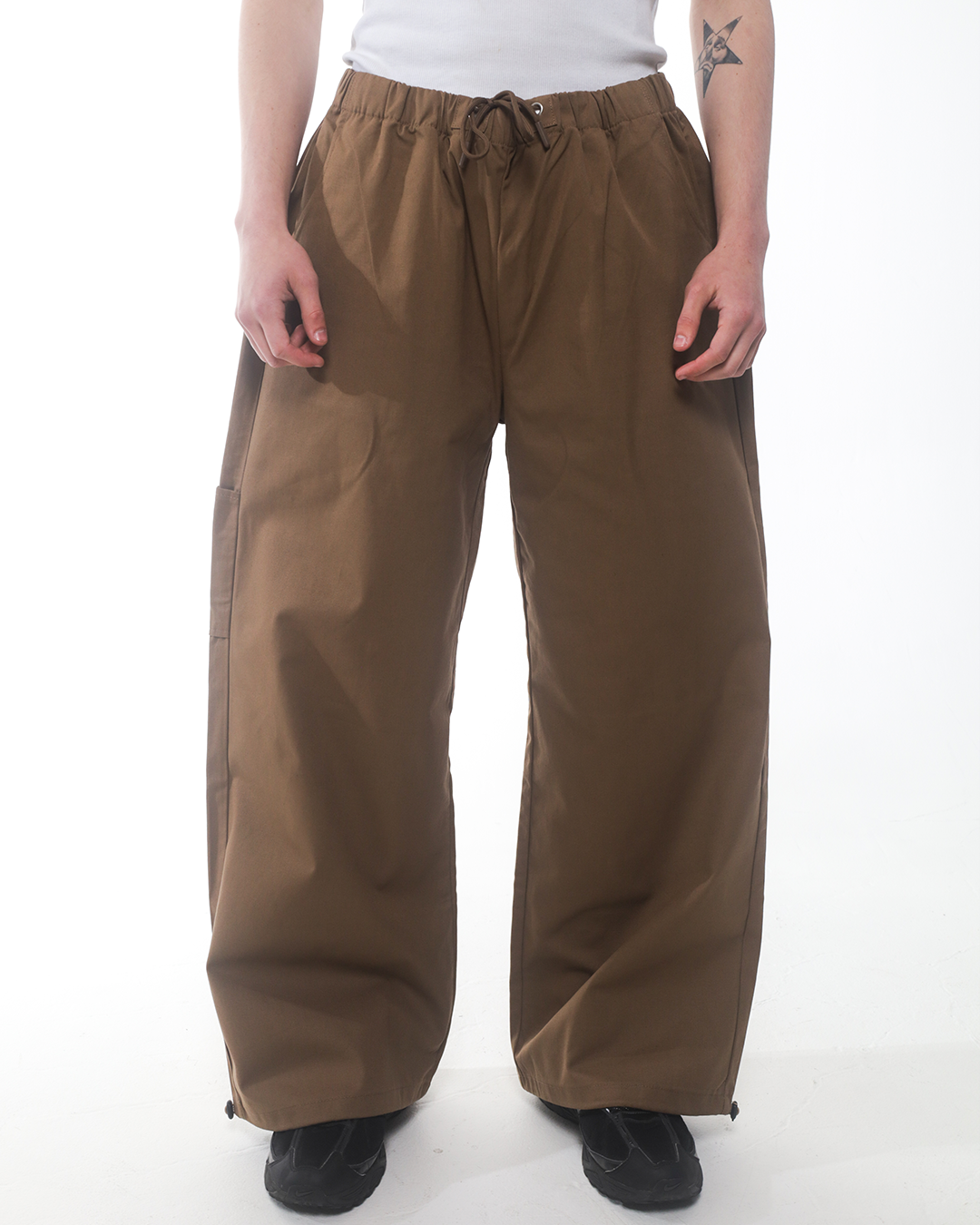 Brown Canvas Pants