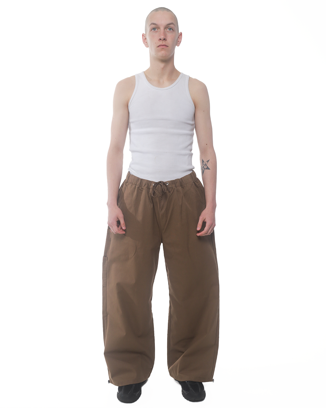 Brown Canvas Pants