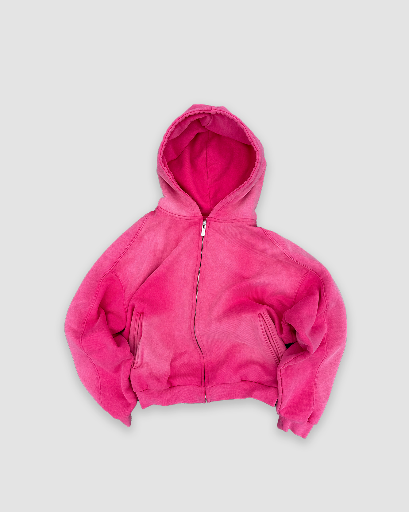 SUNFADED PINK ZIP UP