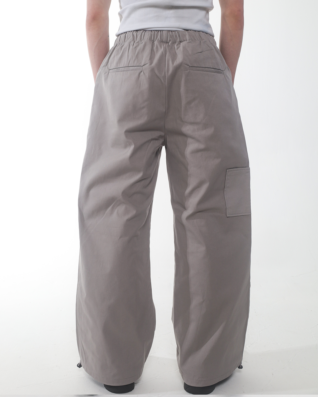 Gray Canvas Pants