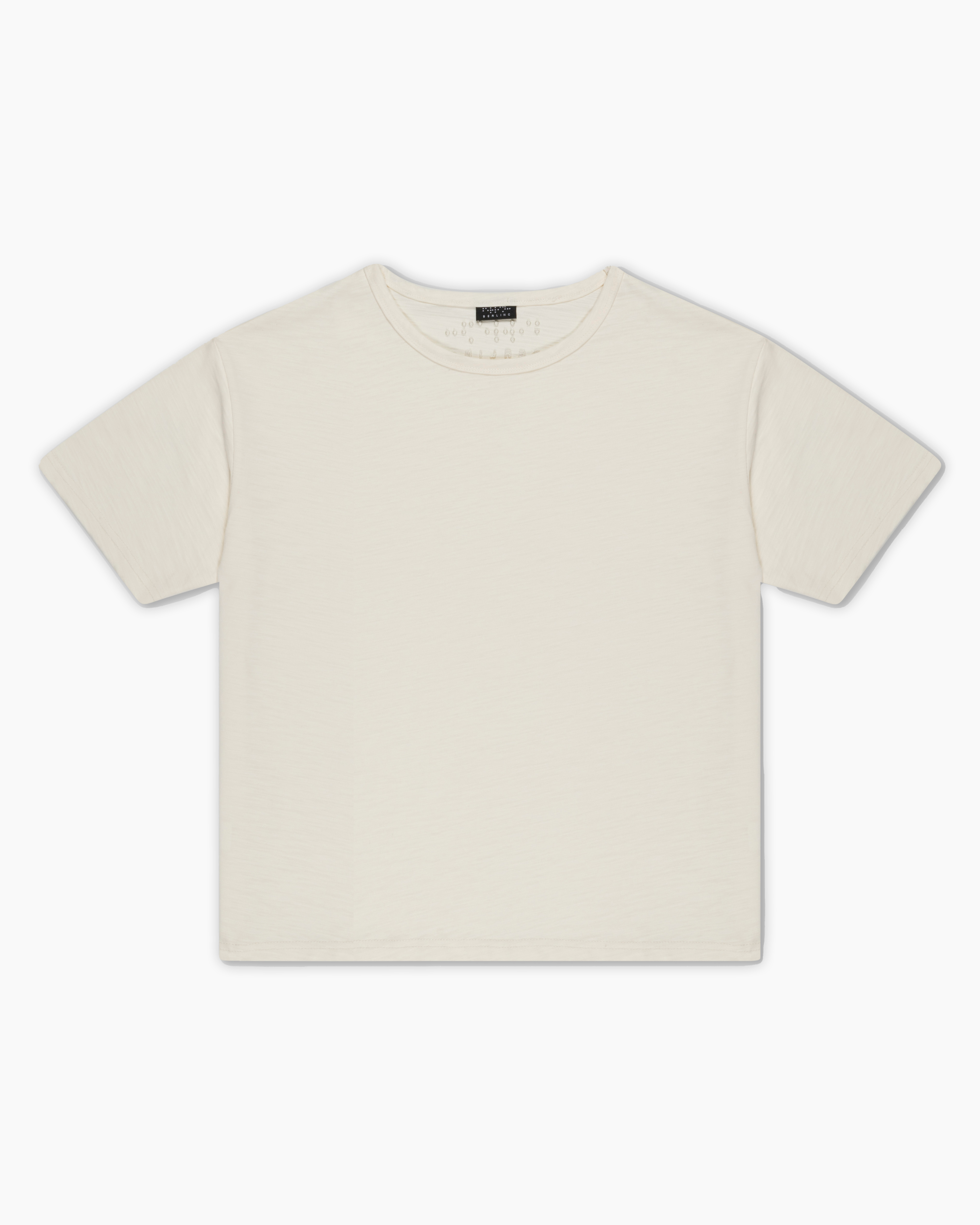 IVORY SLUB TSHIRT