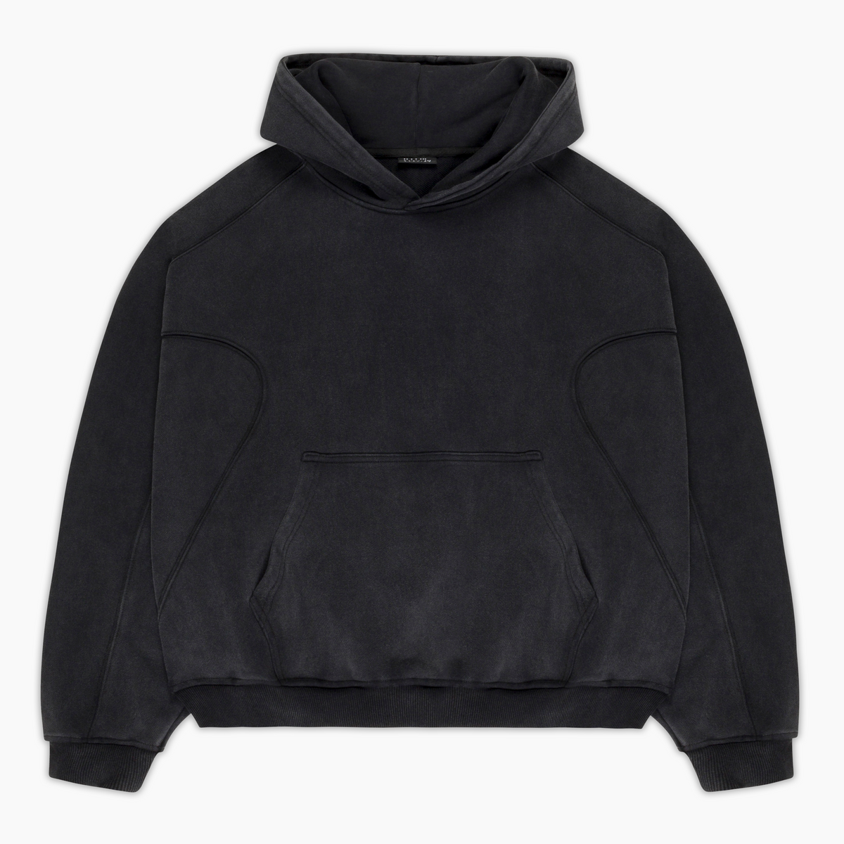 ぐみBERLINC フルジップフーディー Essential Monochrome Washed Hoodie