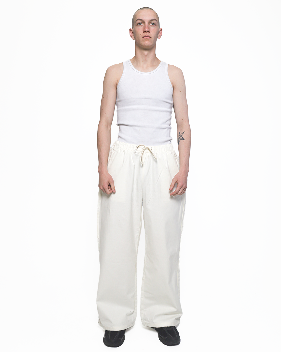 Off White Canvas Pants